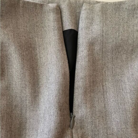 Karl Lagerfeld Hook & Eye Tape Skirt Grey - Picture 4 of 7